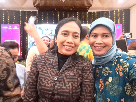 Bersama Ibu Menteri